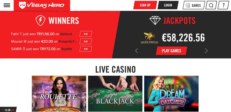 United Kingdom - casino vegashero