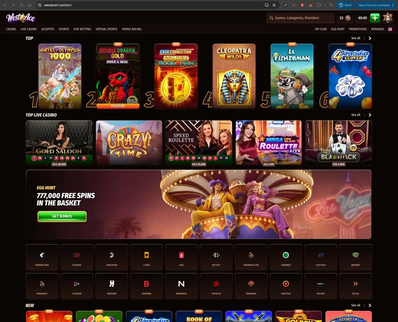 Westace casino login in United Kingdom