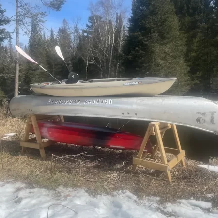 Muskoka Riverfront bliss – grab a kayak and paddle through tranquility.