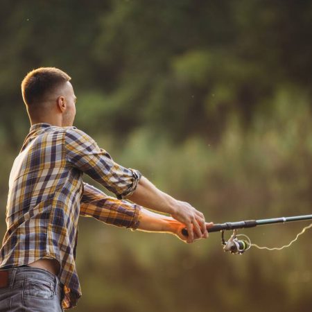 fishing for trout in Muskoka