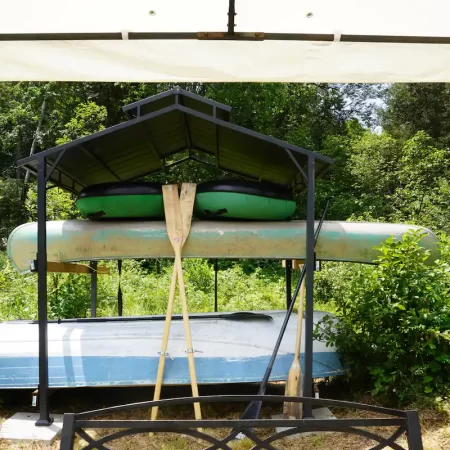 kayak and canoe included in muskoka cottage rentals.