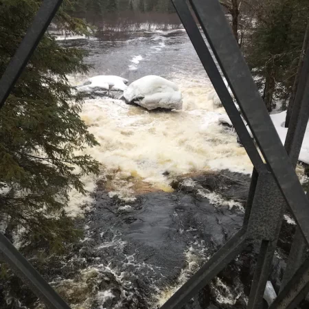 Stirling falls view from the bridge.