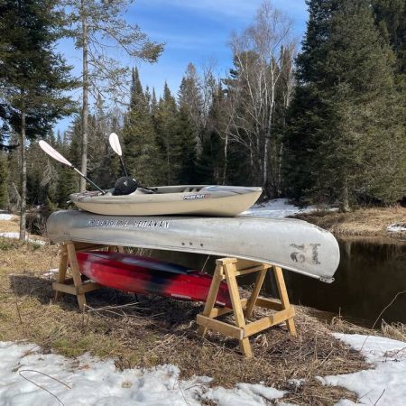 Kayaks and canoe for your Muskoka river adventures